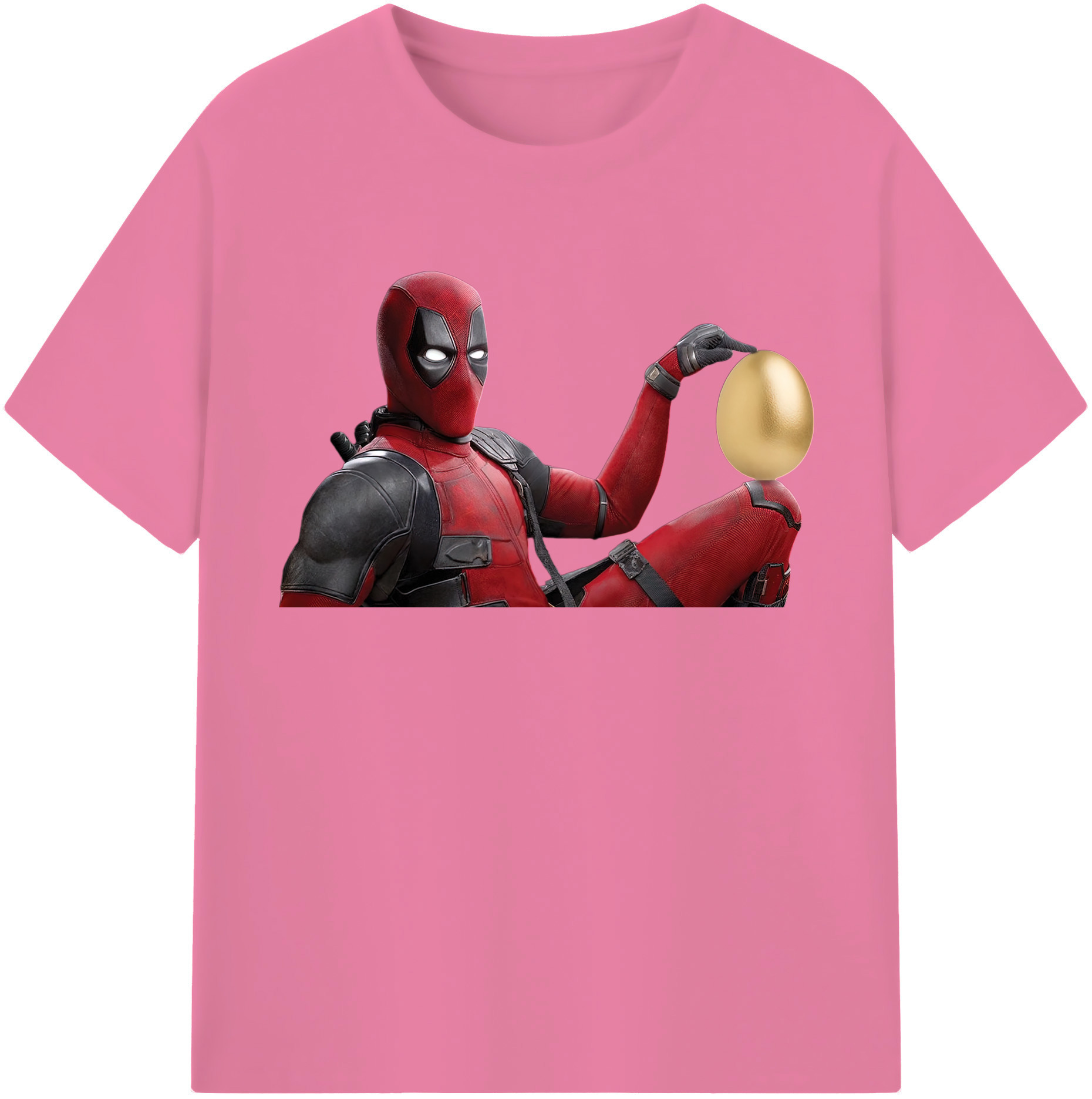 （画像用） Deadpool デッドプール 綿100％半袖Tシャツ（フロントプリント）